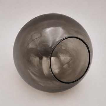 Brilagi - MALIVA E14 lühtrile ja lambile asendusklaas, läbimõõt 13 cm, suitsune