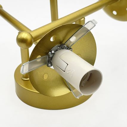 Brilagi - MALIVA pinnapealne lühter 3xE14/15W/230V kuldne/valge