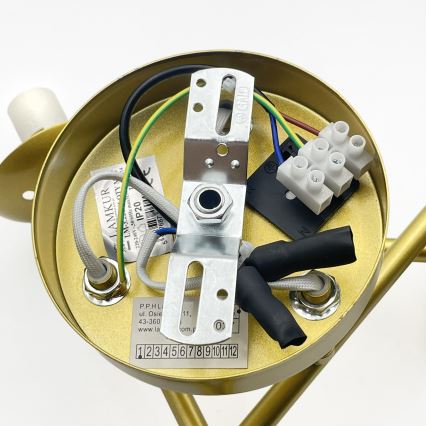Brilagi - MALIVA pinnapealne lühter 3xE14/15W/230V kuldne/valge