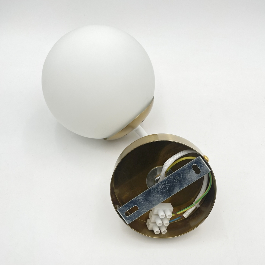 Brilagi - MALIVA seinavalgusti 1xE14/15W/230V kuldne/valge