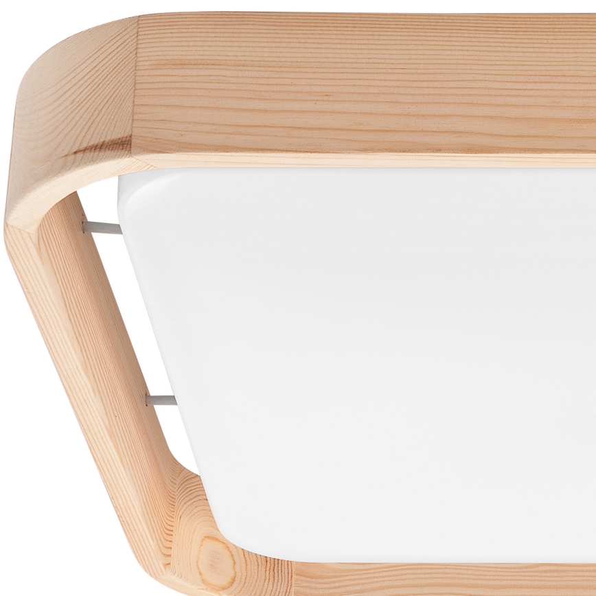 Brilagi - LED-hämardatav laelamp MANAROLA CUBIC LED/24W/230V 45x45 cm 3000-6500K männipuit + kaugjuhtimispult