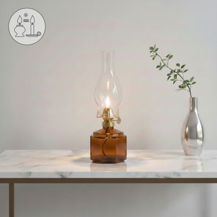 Brilagi - MERLIN kerosiinlamp, oranž