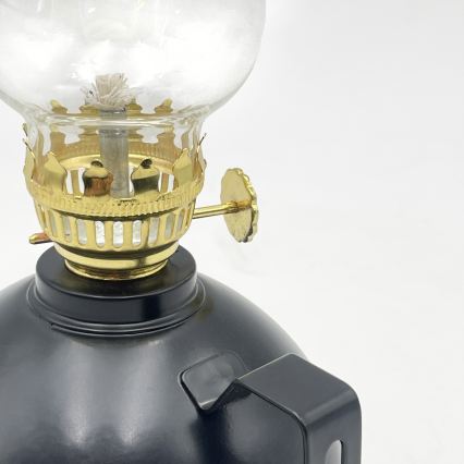 Brilagi - MERLIN petroleumlamp, must