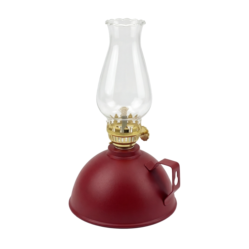 Brilagi - MERLIN petroleumlamp, punane