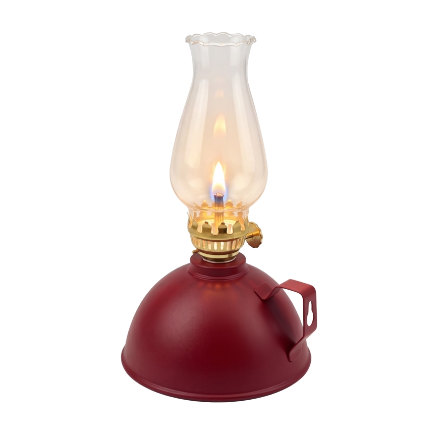 Brilagi - MERLIN petroleumlamp, punane