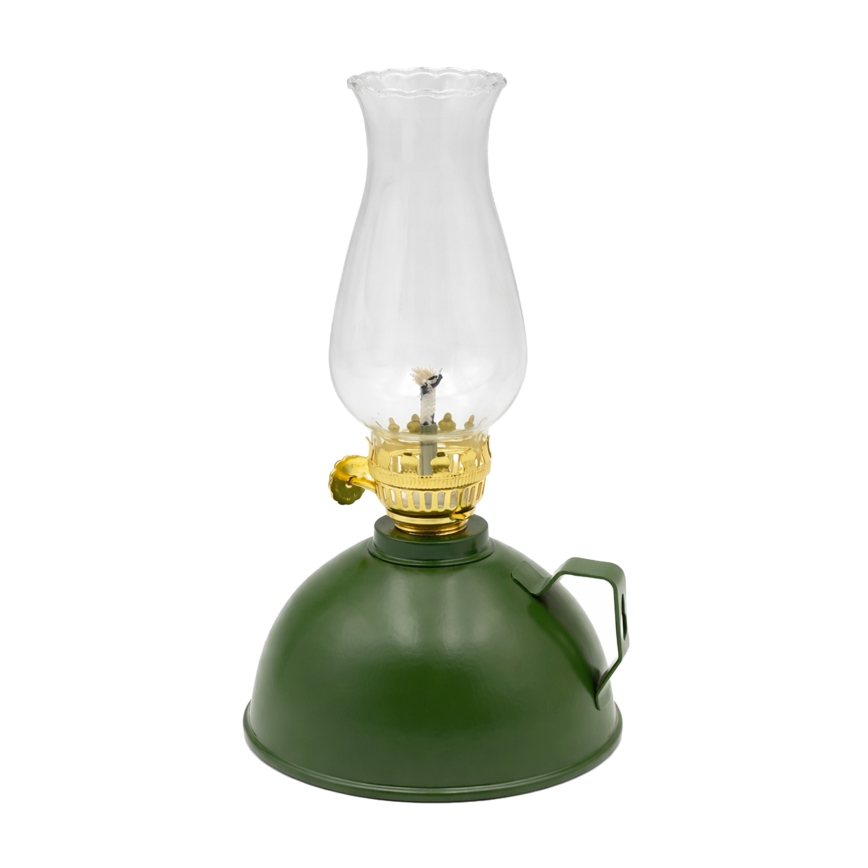 Brilagi - MERLIN petroleumlamp, roheline