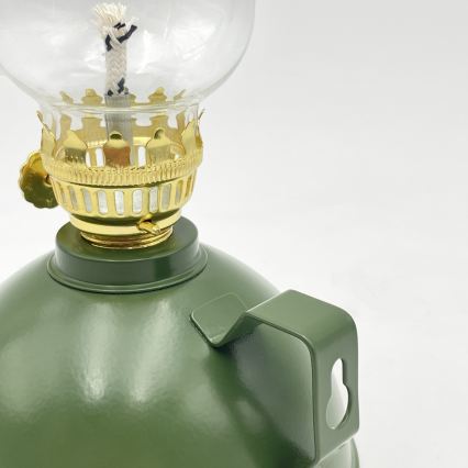 Brilagi - MERLIN petroleumlamp, roheline