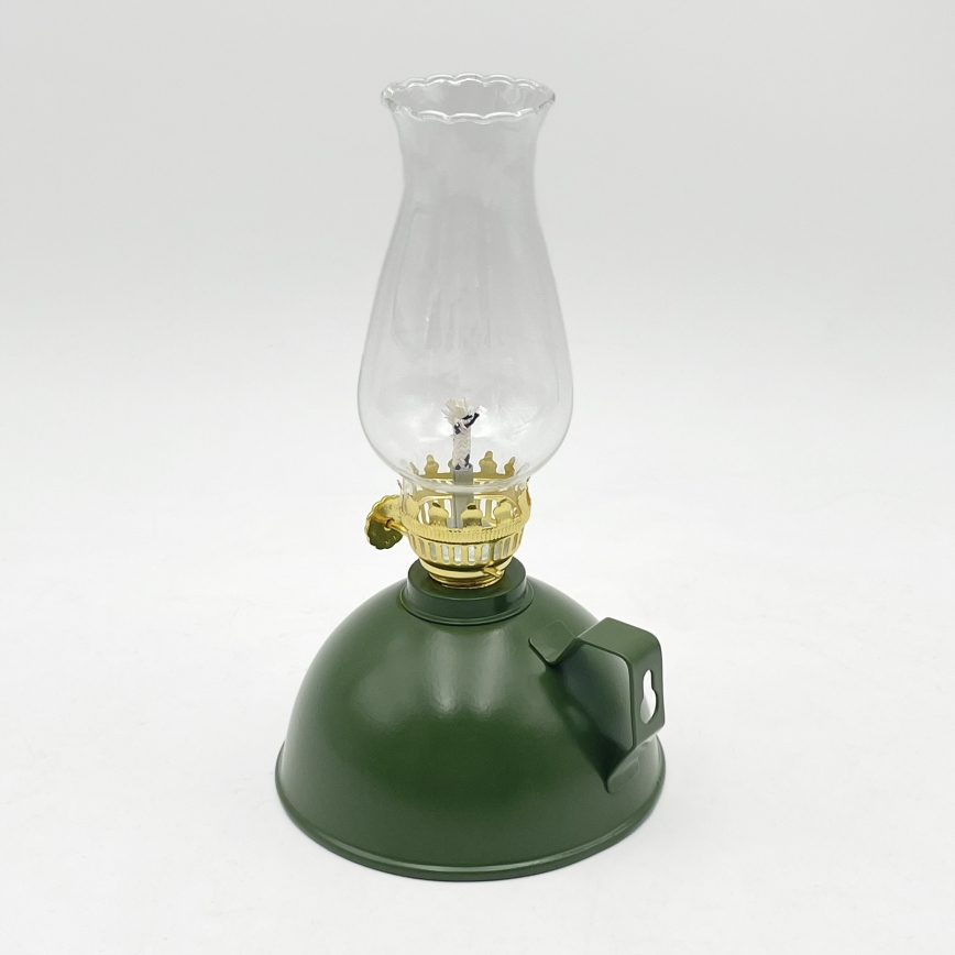 Brilagi - MERLIN petroleumlamp, roheline