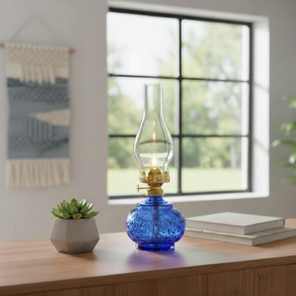 Brilagi - MERLIN petroleumlamp sinine