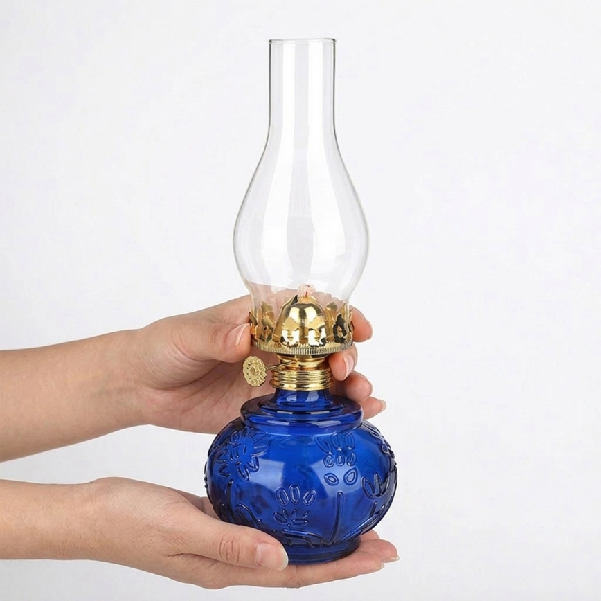 Brilagi - MERLIN petroleumlamp sinine