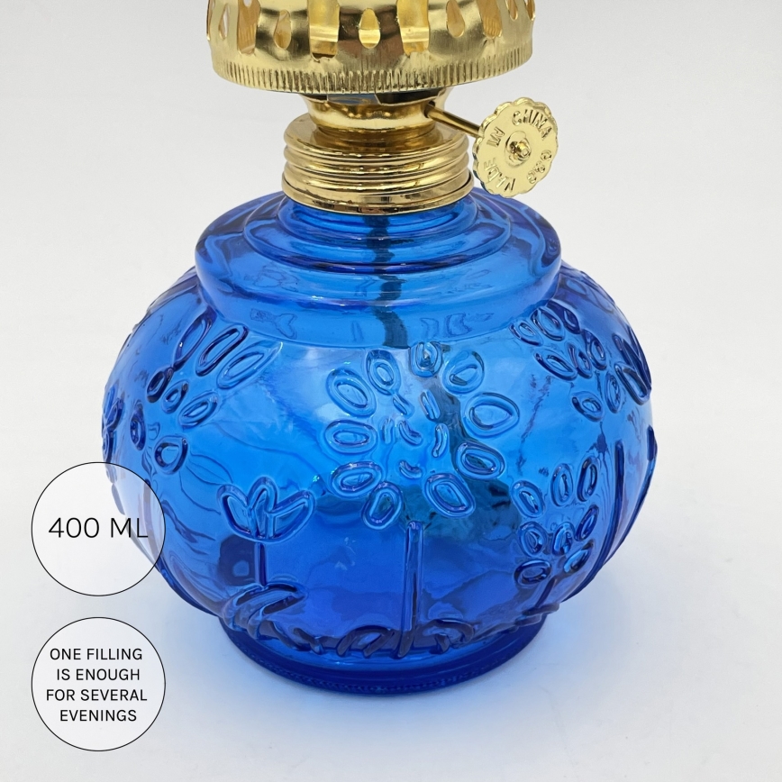 Brilagi - MERLIN petroleumlamp sinine