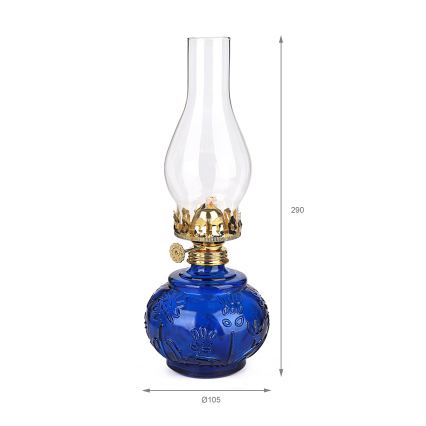 Brilagi - MERLIN petroleumlamp sinine