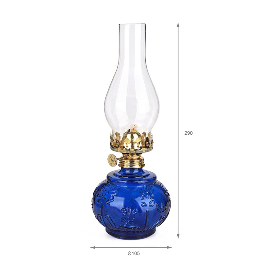 Brilagi - MERLIN petroleumlamp sinine