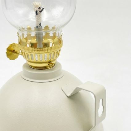 Brilagi - MERLIN petroleumlamp, valge