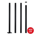 Brilagi - metallist mast URBAN, 4 m, Ø 58 mm, must