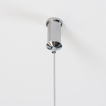 Brilagi - MILLA LED-rippvalgusti kaablil 15xG9/3W/230V must kroom/kuldne