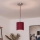 Brilagi - NUBILA LED-lühter riputuskaablil 1xE27/60W/230V, läbimõõt 14 cm, Pompeji punane