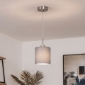 Brilagi - NUBILA LED rippvalgusti kaabliga 1xE27/60W/230V, läbimõõt 14 cm, helehall