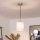 Brilagi - NUBILA LED-rippvalgusti riputuskaabliga, 1x E27/60W/230V, läbimõõt 14 cm, must/valge