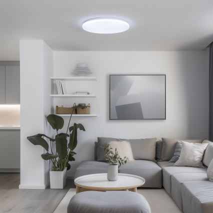 Brilagi - Nutikas hämardatav LED-laelamp 36W/230V, läbimõõt 48 cm, 2700-6500K, Wi-Fi Tuya + kaugjuhtimispult