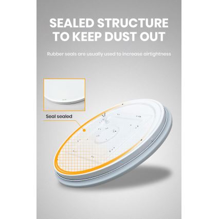 Brilagi - hämardatav SMART LED-laelamp LED/36W/230V läbimõõt 48 cm 3000-6000K Wi-Fi Tuya Beacon + kaugjuhtimispult