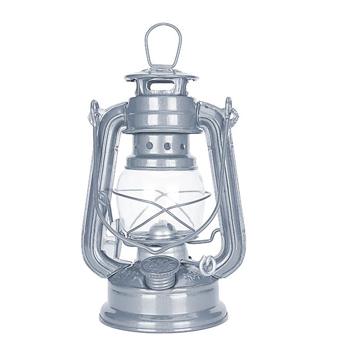 Brilagi - Õlilamp LANTERN 19 cm hõbedane
