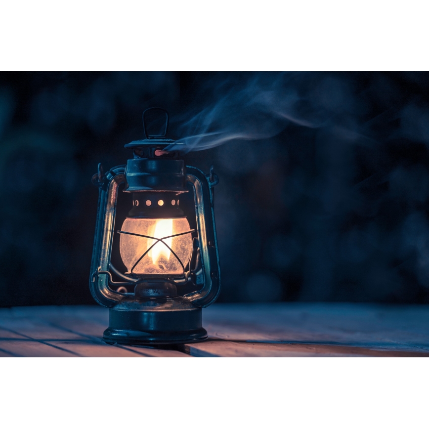 Brilagi - Õlilamp LANTERN 19 cm tumesinine