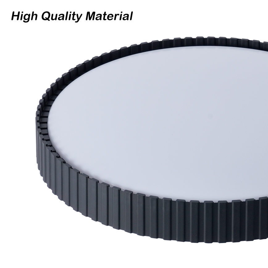 Brilagi - LED hämardatav laelamp ORINO LED/54W/230V 3000-6000K must, läbimõõt 43 cm + kaugjuhtimispult
