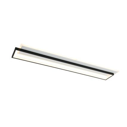 Brilagi - LED hämardatav laevalgusti OUTLINE LED/90W/230V 3000-6000K 18x100 cm valge/must + kaugjuhtimispult
