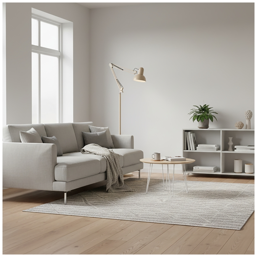 BRILAGI - painduv põrandalamp TASKER 1xE27/60W/230V 184 cm beež