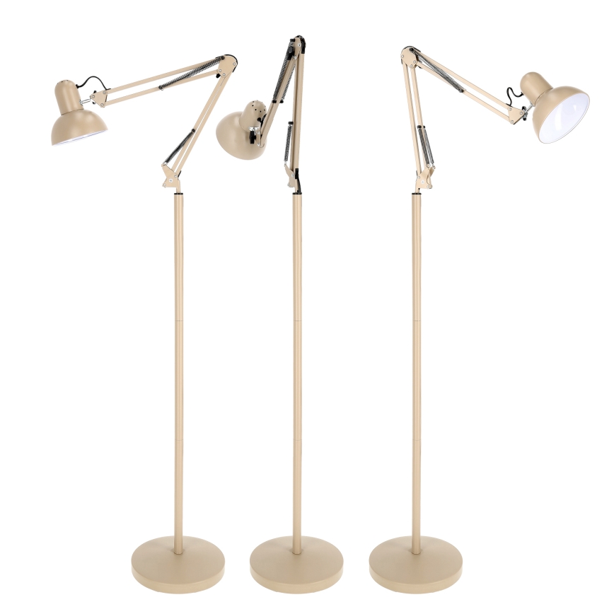 BRILAGI - painduv põrandalamp TASKER 1xE27/60W/230V 184 cm beež