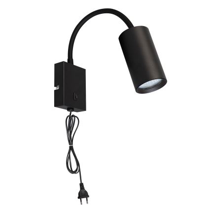 BRILAGI - Painduv seinavalgusti lülitiga SELE 1xGU10/30W/230V must