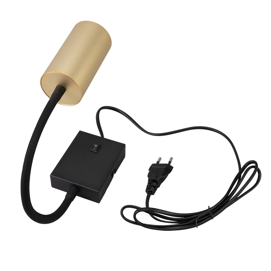 BRILAGI - painduv seinalamp SELE lülitiga 1xGU10/30W/230V must/kuldne