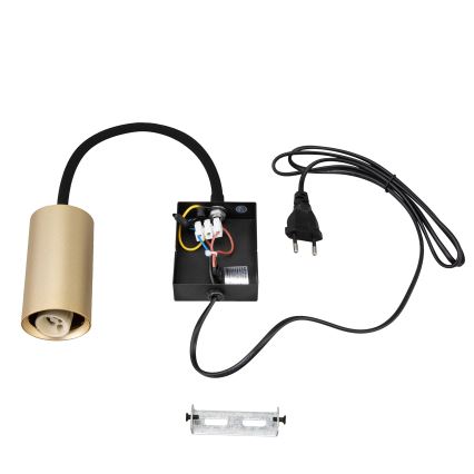 BRILAGI - painduv seinalamp SELE lülitiga 1xGU10/30W/230V must/kuldne