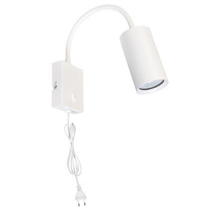 BRILAGI - Reguleeritav seinavalgusti lülitiga SELE 1xGU10/30W/230V valge