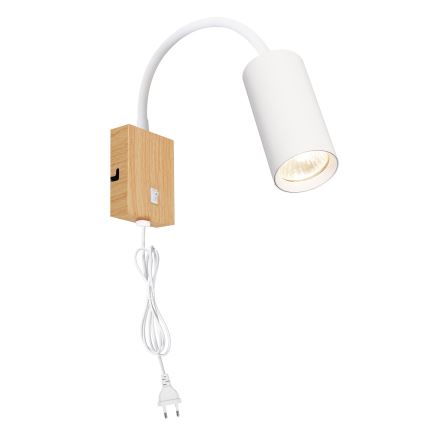 Brilagi - Painduv seinavalgusti SELE 1xGU10/30W/230V valge/tamme dekoor