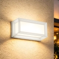 Brilagi - PARKER LED/12W/230V välisseinavalgusti anduriga, valge, IP44