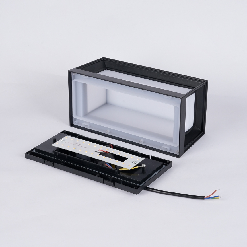 Brilagi - LED välisseinavalgusti PARKER LED/12W/230V 3000/4500/6000K must IP44