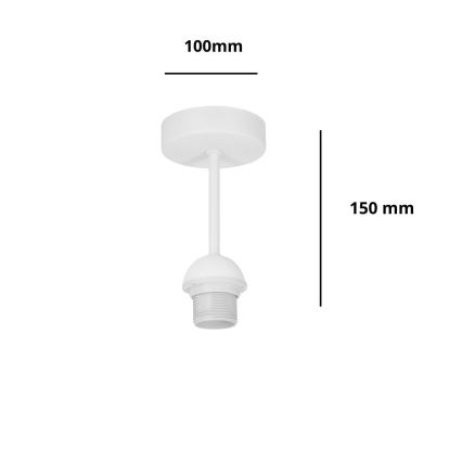 Brilagi PARTY pinnapealne laelamp, 1xE27/60W/230V, läbimõõt 10 cm, valge