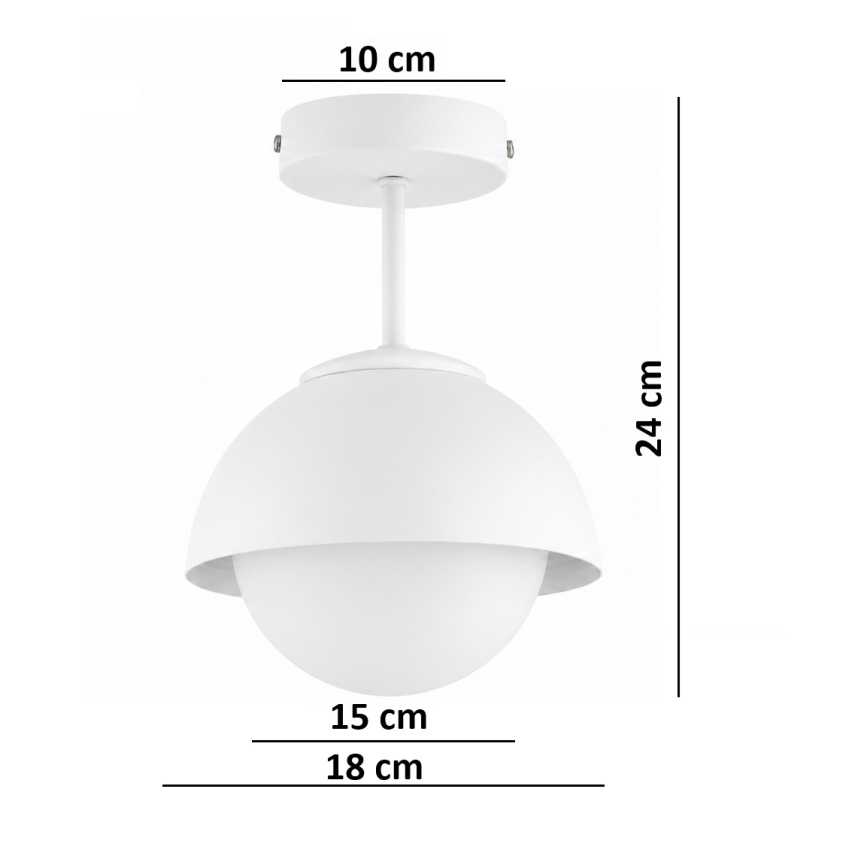 BRILAGI - Pealepandav lühter COSMO 1xE27/60W/230V valge/kuldne