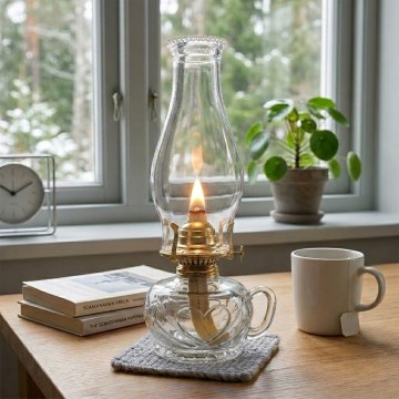 Brilagi - petroleumlamp MERLIN läbipaistev