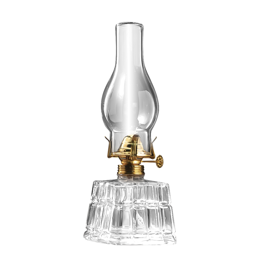 Brilagi - Petroleumlamp MERLIN läbipaistev/kuldne