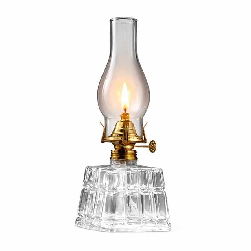 Brilagi - Petroleumlamp MERLIN läbipaistev/kuldne