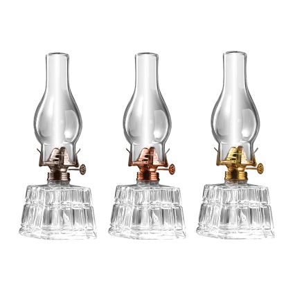 Brilagi - Petroleumlamp MERLIN läbipaistev/kuldne