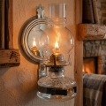 Brilagi - Petroleumlamp MERLIN must kroom