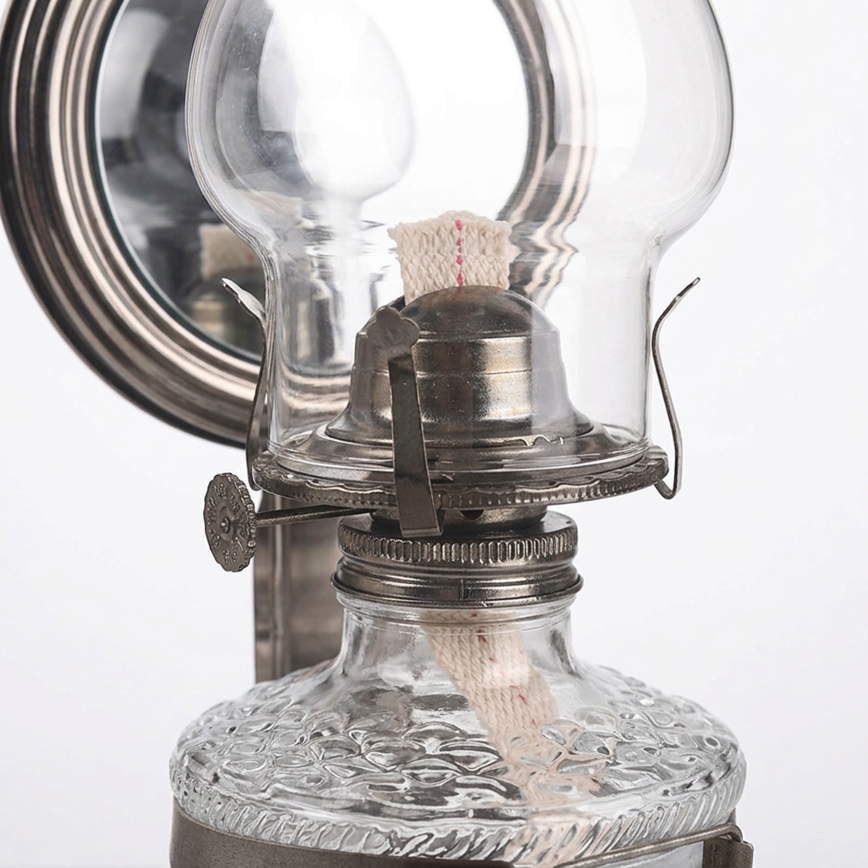 Brilagi - Petroleumlamp MERLIN must kroom