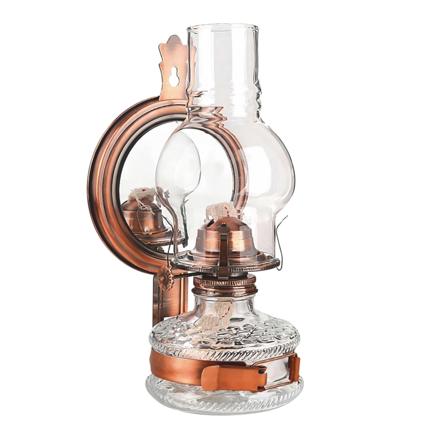 Brilagi - Petroleumlamp MERLIN pronks/patina