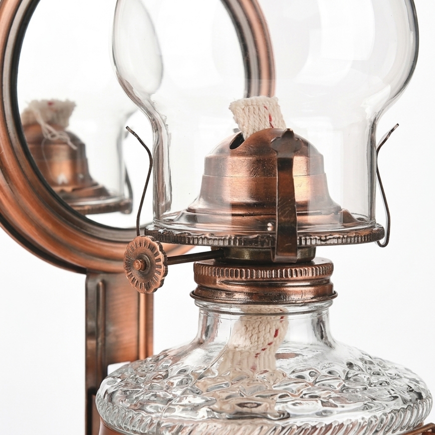 Brilagi - Petroleumlamp MERLIN pronks/patina