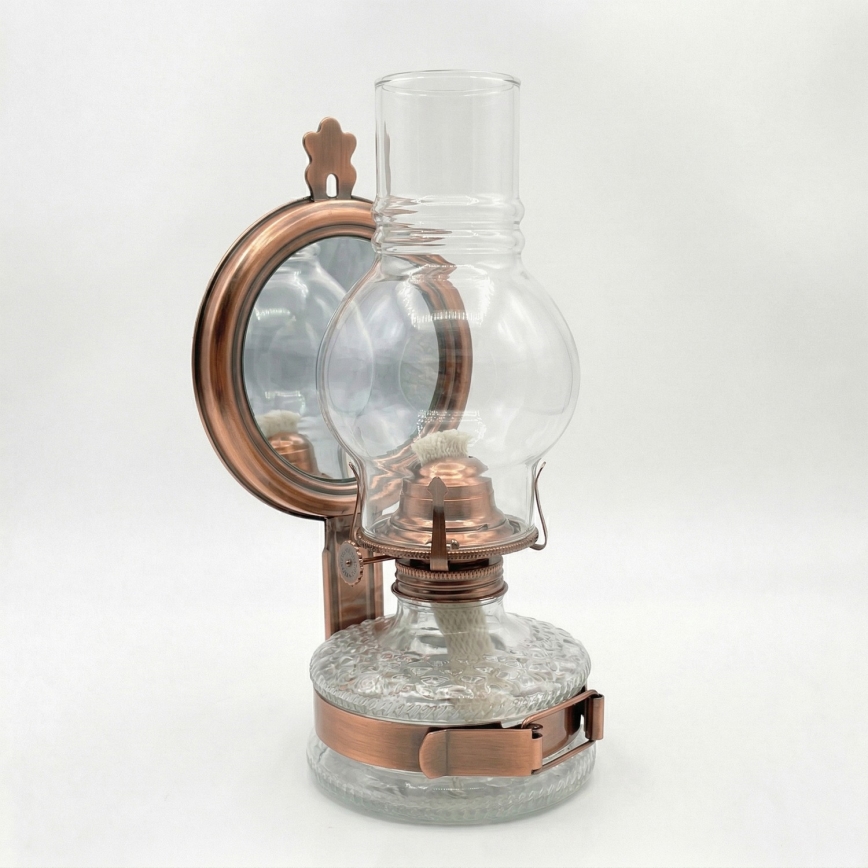 Brilagi - Petroleumlamp MERLIN pronks/patina