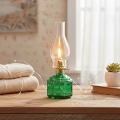 Brilagi - Petroleumlamp MERLIN roheline